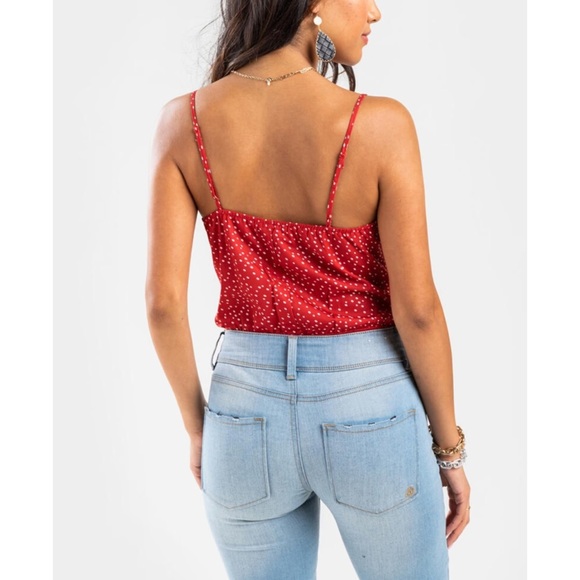 Francesca’s red bodysuit NWT - Picture 3 of 8